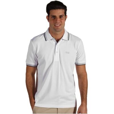 50198254 BOSS Paddy Koszulka polo Mężczyźni , Biały , L 50198254 BOSS Paddy Koszulka polo Mężczyźni , Biały , L