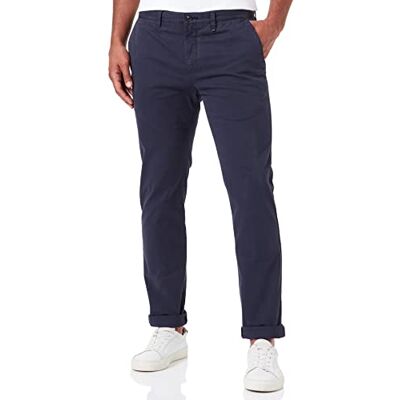 B21038410070-810 Marc OPolo męskie chinosy slim fit ze stretchem, NIEBIESKI, 30W / 32L B21038410070-810 Marc OPolo męskie chinosy slim fit ze stretchem, NIEBIESKI, 30W / 32L