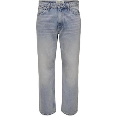 22030350-4559365 Onsfade Loose One L.Tint0350 Azg DNM EXT, jasnoniebieski (light blue denim), 33W / 34L 22030350-4559365 Onsfade Loose One L.Tint0350 Azg DNM EXT, jasnoniebieski (light blue denim), 33W / 34L