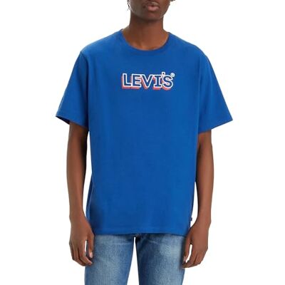 16143-1249 Levi's Ss Relaxed Fit Tee T-Shirt Mężczyźni, Headline Drop Shadow Limoges, S 16143-1249 Levi's Ss Relaxed Fit Tee T-Shirt Mężczyźni, Headline Drop Shadow Limoges, S