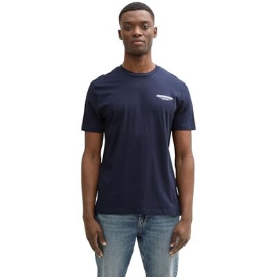 1043491 TOM TAILOR Denim T-shirt męski, 21615 Nautical Navy, L 1043491 TOM TAILOR Denim T-shirt męski, 21615 Nautical Navy, L
