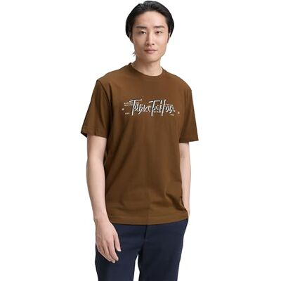 1047773 TOM TAILOR T-shirt męski, 23900 Dark Palm, XS 1047773 TOM TAILOR T-shirt męski, 23900 Dark Palm, XS