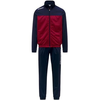 303SDA0 Kappa Alfon męski dres treningowy, Granata, czerwony/granatowy, S 303SDA0 Kappa Alfon męski dres treningowy, Granata, czerwony/granatowy, S