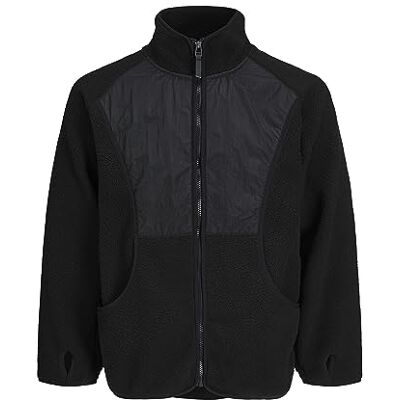 12241622 Bestseller A/S Jcodust Hybrid Jacket Sn kurtka męska, Asfalt/szczegóły: rękawy w kolorze jasnoszarym melanżu, XXL 12241622 Bestseller A/S Jcodust Hybrid Jacket Sn kurtka męska, Asfalt/szczegóły: rękawy w kolorze jasnoszarym melanżu, XXL