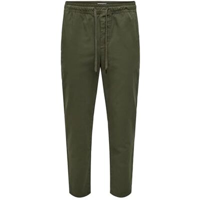 22029765-4509639 ONLY & SONS Onslinus Taper 0183 Pant Noos, olive night, XS 22029765-4509639 ONLY & SONS Onslinus Taper 0183 Pant Noos, olive night, XS