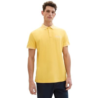 1040823 TOM TAILOR Męska koszulka polo, 34663 Sunny Yellow, S 1040823 TOM TAILOR Męska koszulka polo, 34663 Sunny Yellow, S