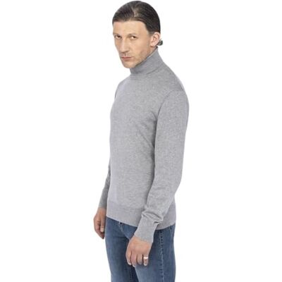 PLBEAL4 Schott Nyc Sweter męski, H Szary, S PLBEAL4 Schott Nyc Sweter męski, H Szary, S