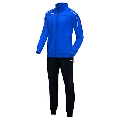 M9150 JAKO Klasyczny dres treningowy, uniseks, poliester, królewski, S M9150 JAKO Klasyczny dres treningowy, uniseks, poliester, królewski, S