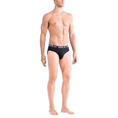 TM182.000.I101182-N177 Replay Basic Cuff Bielizna Mężczyźni, czarny/czarny, S TM182.000.I101182-N177 Replay Basic Cuff Bielizna Mężczyźni, czarny/czarny, S