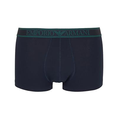 EM001935 Emporio Armani Bokserki męskie ze stretchem, NIEBIESKI, XL EM001935 Emporio Armani Bokserki męskie ze stretchem, NIEBIESKI, XL