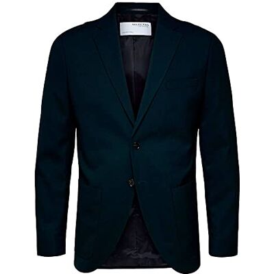 16080730 SELECTED HOMME BLACK Męska marynarka Slhslim-Jackbill Dark Green BLZ B Noos Blazer, ciemnozielony, 90 16080730 SELECTED HOMME BLACK Męska marynarka Slhslim-Jackbill Dark Green BLZ B Noos Blazer, ciemnozielony, 90