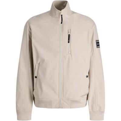12288875-4901823 JACK & JONES Jjeparker Softshell Bomber Sn, Moonbeam, XXL 12288875-4901823 JACK & JONES Jjeparker Softshell Bomber Sn, Moonbeam, XXL