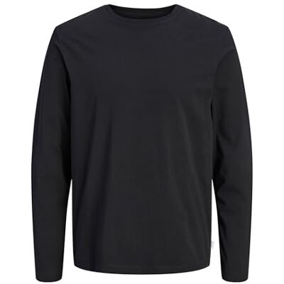 12279538-4803484 JACK & JONES Jjeorganic Basic Tee Ls O-Neck Noos, czarny, L 12279538-4803484 JACK & JONES Jjeorganic Basic Tee Ls O-Neck Noos, czarny, L