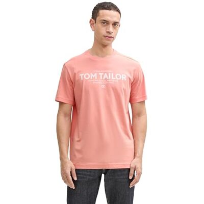 1046875 TOM TAILOR T-shirt męski, 12642 Hazy Coral Rose, 3XL 1046875 TOM TAILOR T-shirt męski, 12642 Hazy Coral Rose, 3XL