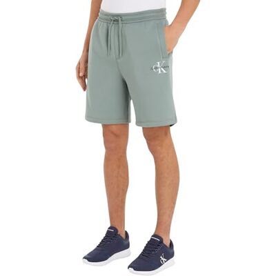 J30J325666PFFXXS Calvin Klein Jeans Męskie krótkie spodenki dresowe MONOLOGO HWK, szary łupkowy, XXS, Łupek szary, XXS J30J325666PFFXXS Calvin Klein Jeans Męskie krótkie spodenki dresowe MONOLOGO HWK, szary łupkowy, XXS, Łupek szary, XXS