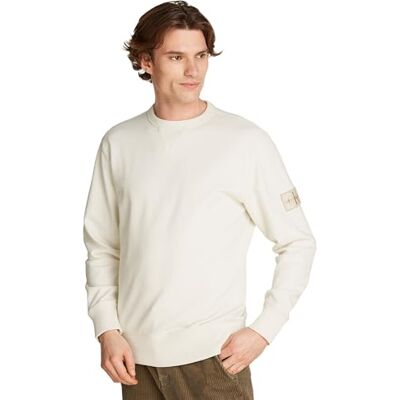 J30J323426YBIXXXL Calvin Klein Jeans Męska bluza BADGE CREW NECK J30J323426, Biały, 3XL, Biały (kość słoniowa), 3XL duże rozmiary J30J323426YBIXXXL Calvin Klein Jeans Męska bluza BADGE CREW NECK J30J323426, Biały, 3XL, Biały (kość słoniowa), 3XL duże rozmiary
