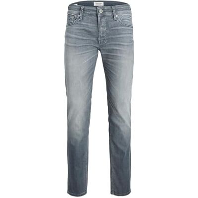 12217105 Jack&Jones Men's JJJITIM JJOLIVER JOS 319 LID NOOS spodnie dżinsowe, szary denim 27/32 12217105 Jack&Jones Men's JJJITIM JJOLIVER JOS 319 LID NOOS spodnie dżinsowe, szary denim 27/32