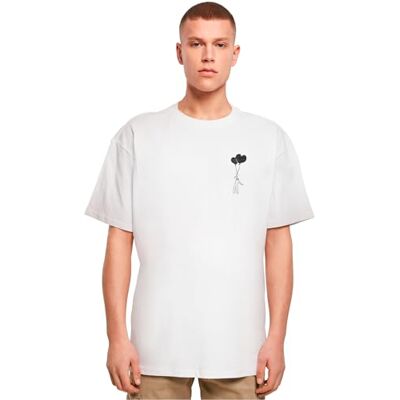 MP0008452 Merchcode Męski T-shirt Love In The Air Heavy Oversize Tee, Oversized Fit, bawełna 100%, XL, biały, XL MP0008452 Merchcode Męski T-shirt Love In The Air Heavy Oversize Tee, Oversized Fit, bawełna 100%, XL, biały, XL