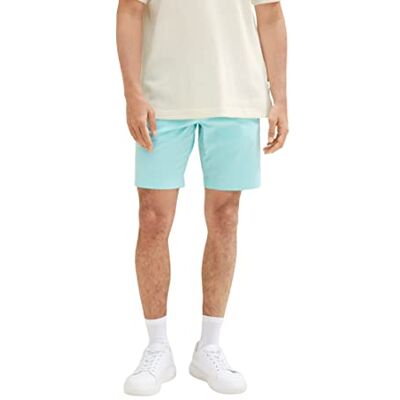 1036305 TOM TAILOR Męskie szorty chinosy Regular Fit Tech, 31046 Blue Tibetan Stone, 28 1036305 TOM TAILOR Męskie szorty chinosy Regular Fit Tech, 31046 Blue Tibetan Stone, 28