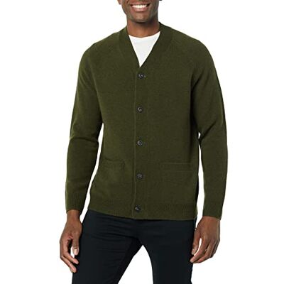 GTM40023FW22-BRD61-X-Small Amazon Essentials Męski sweter z wełny jagnięcej z dekoltem w serek (wcześniej Goodthreads), ciemnooliwkowy, XS GTM40023FW22-BRD61-X-Small Amazon Essentials Męski sweter z wełny jagnięcej z dekoltem w serek (wcześniej Goodthreads), ciemnooliwkowy, XS