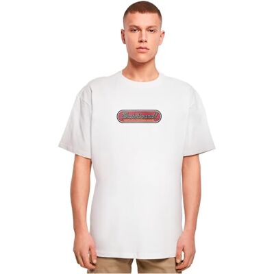 Merchcode Męska oversize koszulka z magazynem skateboardingowym Merchcode Męska oversize koszulka z magazynem skateboardingowym