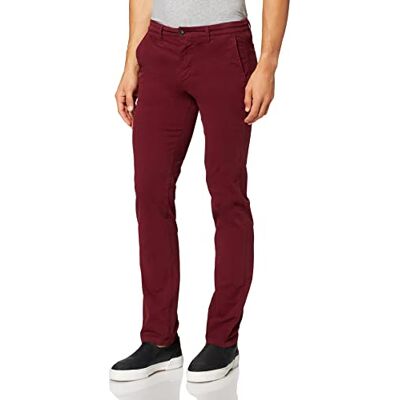 4DKH55I18 United Colors of Benetton Spodnie męskie, Czerwony 129, 52 4DKH55I18 United Colors of Benetton Spodnie męskie, Czerwony 129, 52