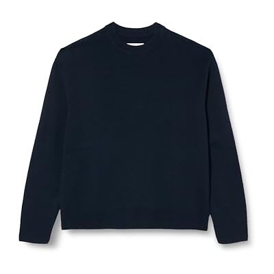 1038265 TOM TAILOR Denim Męski sweter z dzianiny o luźnym kroju z okrągłym dekoltem, 10668 Sky Captain Blue, XL 1038265 TOM TAILOR Denim Męski sweter z dzianiny o luźnym kroju z okrągłym dekoltem, 10668 Sky Captain Blue, XL