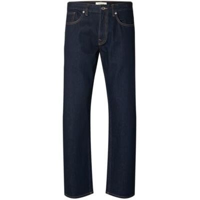 16098196-4786661 SELECTED FEMME Slh196-Straight Ben Kori Jeans Noos, niebieski (Dark Blue Denim), 30W / 34L 16098196-4786661 SELECTED FEMME Slh196-Straight Ben Kori Jeans Noos, niebieski (Dark Blue Denim), 30W / 34L