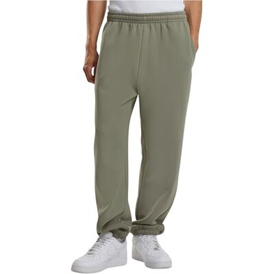 BY286 Build Your Brand Męskie spodnie sportowe Fluffy Sweatpants, luźne spodnie do biegania o luźnym kroju, rozmiary S-5XL, Paleolive, XL BY286 Build Your Brand Męskie spodnie sportowe Fluffy Sweatpants, luźne spodnie do biegania o luźnym kroju, rozmiary S-5XL, Paleolive, XL