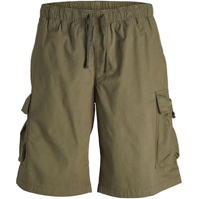 12254398 JACK&JONES JPSTPARACHUTE JJZAYN Cargo Short SN, oliwkowy (Burnt Olive), M 12254398 JACK&JONES JPSTPARACHUTE JJZAYN Cargo Short SN, oliwkowy (Burnt Olive), M