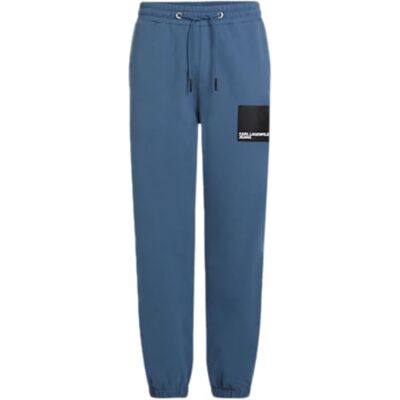 A1M10002 Karl Lagerfeld Jeans, Męskie, Spodnie Dresowe Z Logo Box, Regular Fit, Niebieski, XL A1M10002 Karl Lagerfeld Jeans, Męskie, Spodnie Dresowe Z Logo Box, Regular Fit, Niebieski, XL