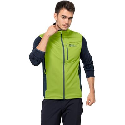 1307361 Jack Wolfskin Męska kamizelka Highest Peak Vest M, Fresh Green, S, zielony (Fresh Green), S 1307361 Jack Wolfskin Męska kamizelka Highest Peak Vest M, Fresh Green, S, zielony (Fresh Green), S