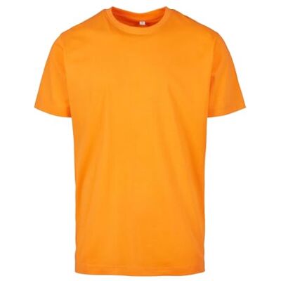 BY004-02530-0037 Build Your Brand Men By004-T-Shirt Round Neck Paradise Orange 3Xl BY004-02530-0037 Build Your Brand Men By004-T-Shirt Round Neck Paradise Orange 3Xl