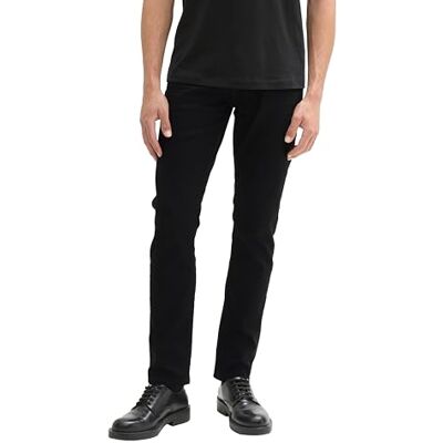 1008451-10240 TOM TAILOR Denim Męskie Jeansy 202212 Piers Slim, 10240 Black Denim, 30W / 34L 1008451-10240 TOM TAILOR Denim Męskie Jeansy 202212 Piers Slim, 10240 Black Denim, 30W / 34L