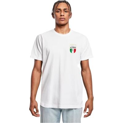 MT3315-00220-0037 Mister Tee Azurro Italia Crest Tee, biały, 3XL MT3315-00220-0037 Mister Tee Azurro Italia Crest Tee, biały, 3XL