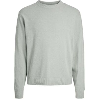 12255010 Jack & Jones Jormarbella Knit Crew Neck, Gray Mist, M 12255010 Jack & Jones Jormarbella Knit Crew Neck, Gray Mist, M