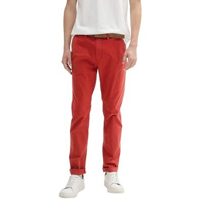 1027694 TOM TAILOR Denim Męskie spodnie slim chinosy, 14302 Velvet Red, 30W / 36L 1027694 TOM TAILOR Denim Męskie spodnie slim chinosy, 14302 Velvet Red, 30W / 36L