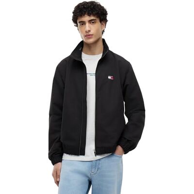 DM0DM22720BDSS Tommy Jeans Kurtka męska TJM ESSENTIAL EXT DM0DM22720 Inne kurtki, CZARNA (Czarna), S, czarny (czarny), S DM0DM22720BDSS Tommy Jeans Kurtka męska TJM ESSENTIAL EXT DM0DM22720 Inne kurtki, CZARNA (Czarna), S, czarny (czarny), S