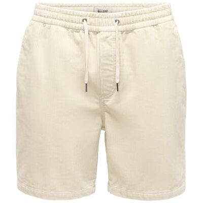 22031568-4635381 ONLY & SONS Onstel Corduroy 0185 Noos szorty, Silver Lining, M 22031568-4635381 ONLY & SONS Onstel Corduroy 0185 Noos szorty, Silver Lining, M