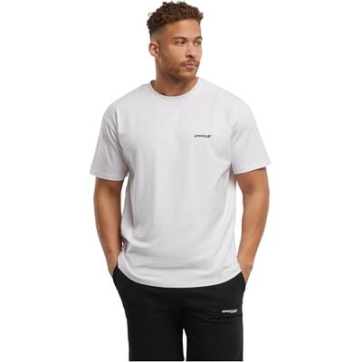 UP0001 Mister Tee Męski T-shirt 100% bawełna biały L, biały, L UP0001 Mister Tee Męski T-shirt 100% bawełna biały L, biały, L
