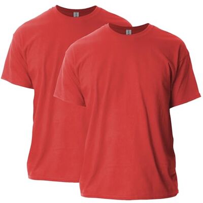 G2000P2-040-MD-040-M Gildan Bawełniany T-shirt męski (2 sztuki), Czerwony, M G2000P2-040-MD-040-M Gildan Bawełniany T-shirt męski (2 sztuki), Czerwony, M