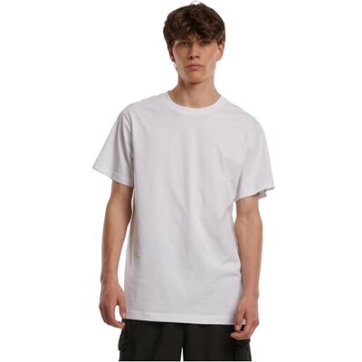 BY004 Build Your Brand Men -T-Shirt Round Neck White 5Xl BY004 Build Your Brand Men -T-Shirt Round Neck White 5Xl