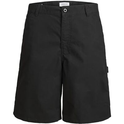 12232118 JACK & JONES Jpstcarpenter szorty męskie, czarny, XL 12232118 JACK & JONES Jpstcarpenter szorty męskie, czarny, XL