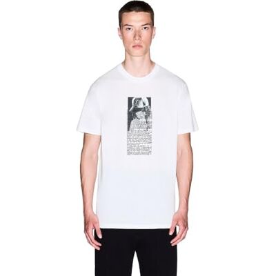 XM001408 Armani Exchange Męska koszulka z krótkim rękawem Simple Look Printed Front T-Shirt Off White M, Off White, M XM001408 Armani Exchange Męska koszulka z krótkim rękawem Simple Look Printed Front T-Shirt Off White M, Off White, M