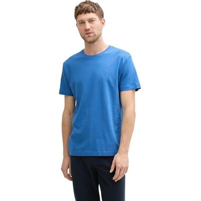 1046962 TOM TAILOR T-shirt męski, 11356 Sapphire Blue, XS 1046962 TOM TAILOR T-shirt męski, 11356 Sapphire Blue, XS