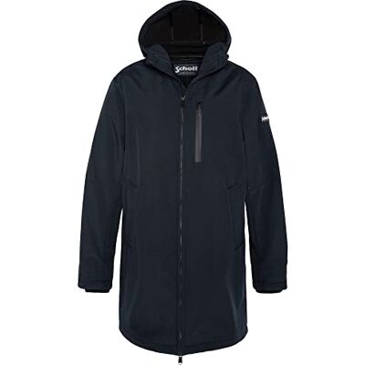 SCHOTT NYC Blouson HOMME KALVIN Schott NYC Kalvin Długi zamek błyskawiczny z kapturem Schott, granatowy, M dorośli SCHOTT NYC Blouson HOMME KALVIN Schott NYC Kalvin Długi zamek błyskawiczny z kapturem Schott, granatowy, M dorośli