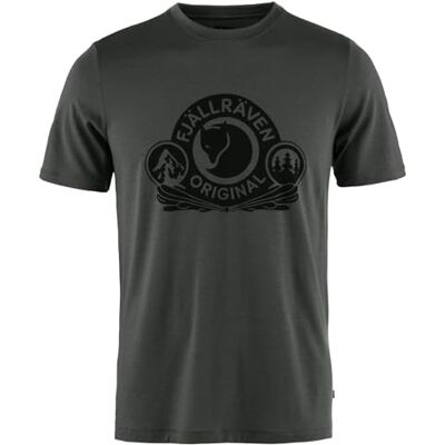 84117-050 Fjällräven Abisko Wool Classic SS M T-shirt męski bazalt, rozmiar L, bazalt, L 84117-050 Fjällräven Abisko Wool Classic SS M T-shirt męski bazalt, rozmiar L, bazalt, L
