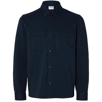 16085115 SELECTED MAN Slhjackie W Noos Bluza Kurtka, Granatowy marynarski., L 16085115 SELECTED MAN Slhjackie W Noos Bluza Kurtka, Granatowy marynarski., L