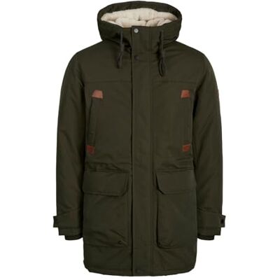 12256995 JACK & JONES Jjepolar Sn Parka męska, rodzynka, S 12256995 JACK & JONES Jjepolar Sn Parka męska, rodzynka, S