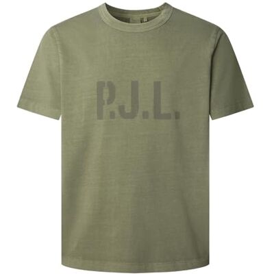 PM5010092 Pepe Jeans Męska koszulka THYSSEN TEE, zielona (wojskowa zieleń), XS, Zielony (wojskowa zieleń), XS PM5010092 Pepe Jeans Męska koszulka THYSSEN TEE, zielona (wojskowa zieleń), XS, Zielony (wojskowa zieleń), XS